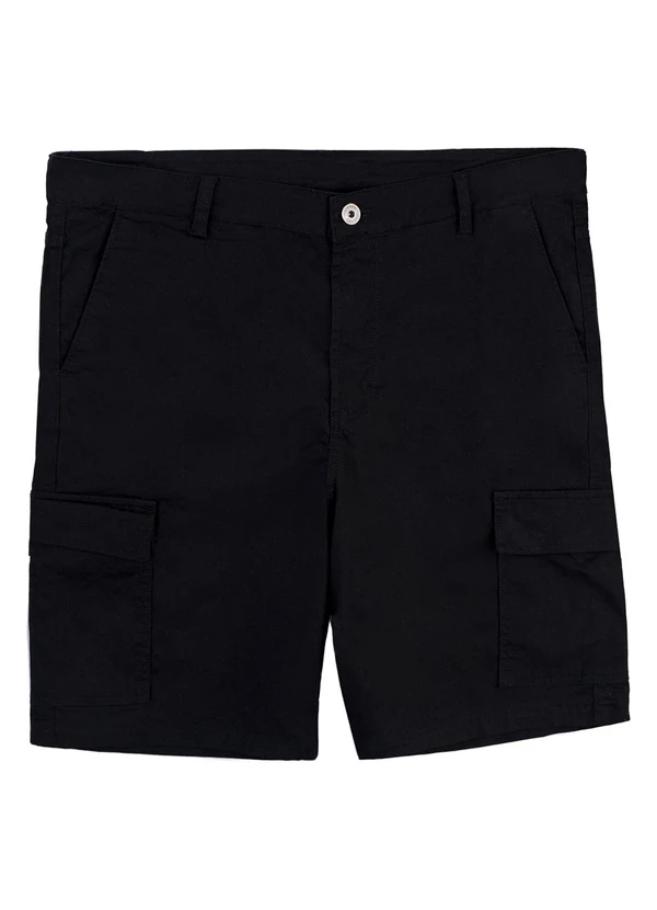 Malwee - Bermuda Cargo em Sarja PlusPreto 6