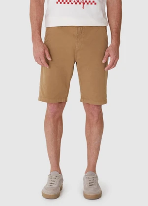 Malwee - Bermuda Chino em Sarja Cáqui - MALWEE
