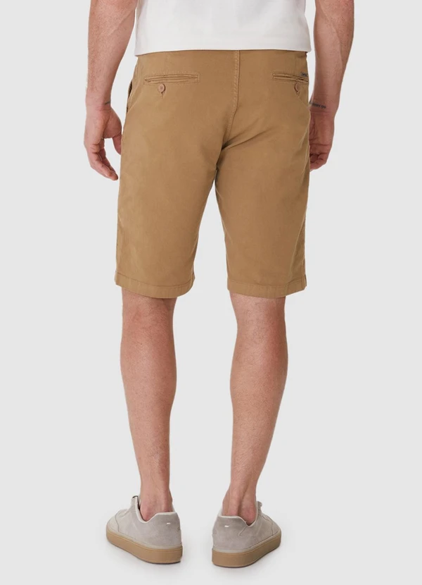 Malwee - Bermuda Chino em Sarja Cáqui 2