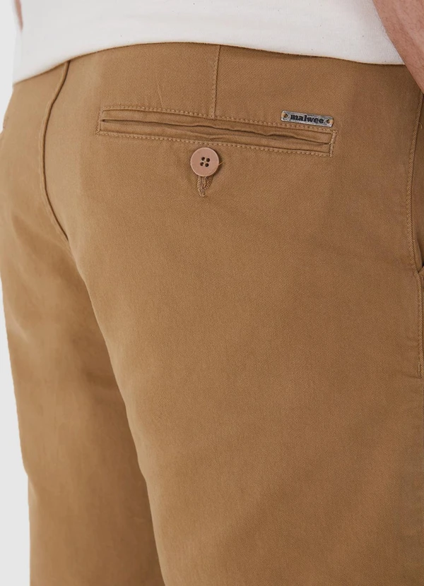 Malwee - Bermuda Chino em Sarja Cáqui 4