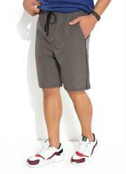 Bermuda Cinza com Filete na Lateral