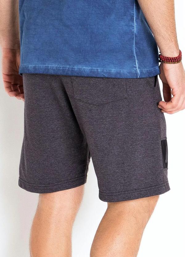 Outlet - Bermuda CinzaCom Tela Esportivo e com Cordel 2