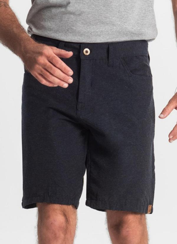 Rovitex - Bermuda com Bolsos e Passantes Shift Azul 1