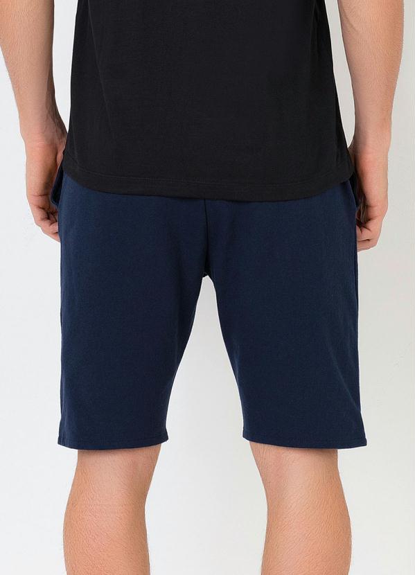 Outlet - Bermuda com Cordel e Bolsos Funcionais Marinho 2