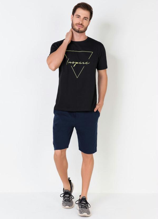 Outlet - Bermuda com Cordel e Bolsos Funcionais Marinho 4