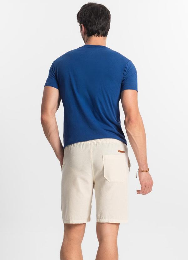 Rovitex - Bermuda com Elástico e Bolsos Shift Bege 2