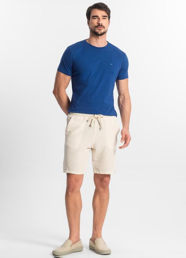 Rovitex - Bermuda com Elástico e Bolsos Shift Bege 3