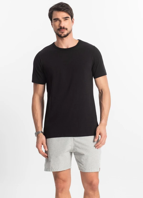 Rovitex - Bermuda com Elástico e Bolsos Shift Cinza 4