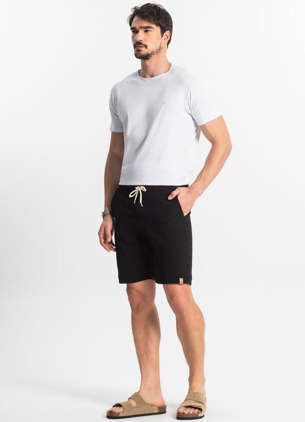 Rovitex - Bermuda com Elástico e Bolsos Shift Preto 3
