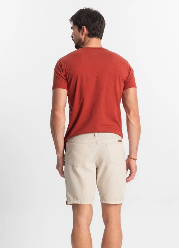 Rovitex - Bermuda com Passantes e Bolsos Shift Branco 4