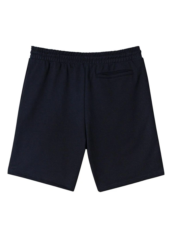 Malwee - Bermuda Comfort em Moletinho Preto 2