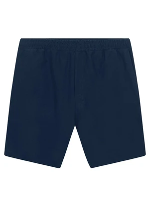 Malwee - Bermuda Comfort em Moletom Azul Marinho - MALWEE