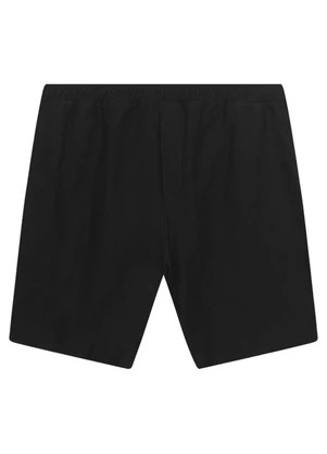 Malwee - Bermuda Comfort em Moletom Preto - MALWEE