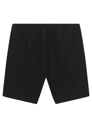 Malwee - Bermuda Comfort em Moletom Preto - MALWEE