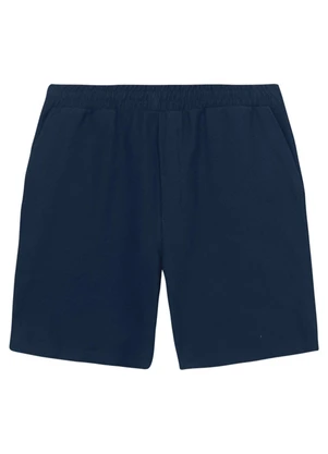 Malwee - Bermuda Comfort em Moletom Sarjado Azul Marinho - MALWEE