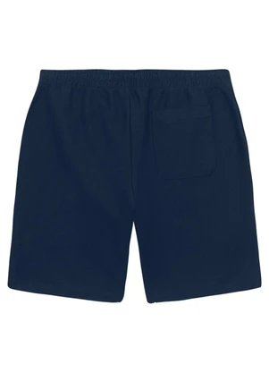 Malwee - Bermuda Comfort em Moletom Sarjado Azul Marinho - MALWEE
