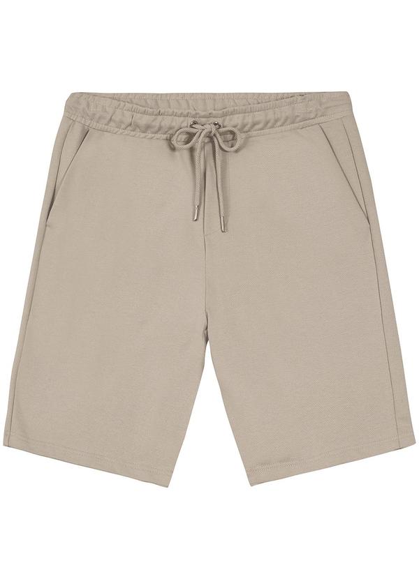 Malwee - Bermuda Comfort em Moletom Taupe