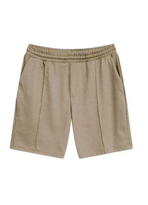 Malwee - Bermuda Comfort Maquinetada Taupe - MALWEE