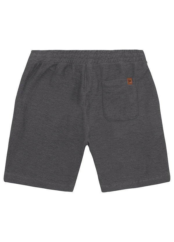 Malwee - Bermuda Comfort Texturizado Cinza Chumbo 2