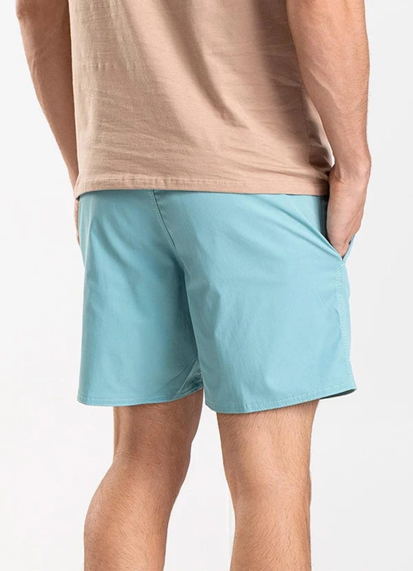 Rovitex - Bermuda de Microfibra Sarjada Long Bong Azul 2