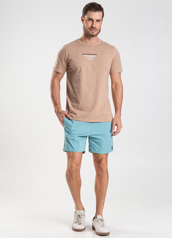 Rovitex - Bermuda de Microfibra Sarjada Long Bong Azul 3