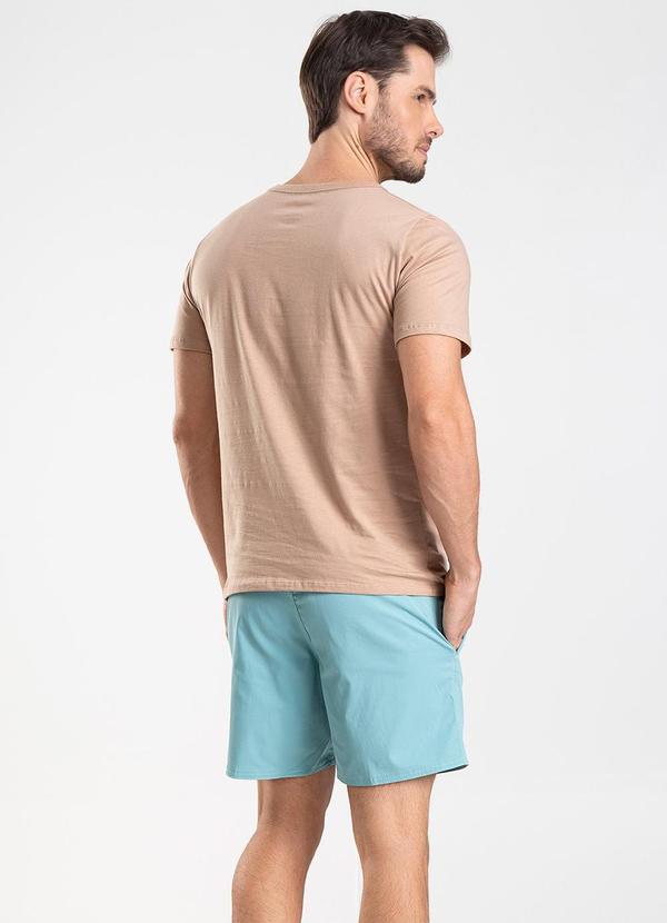 Rovitex - Bermuda de Microfibra Sarjada Long Bong Azul 4