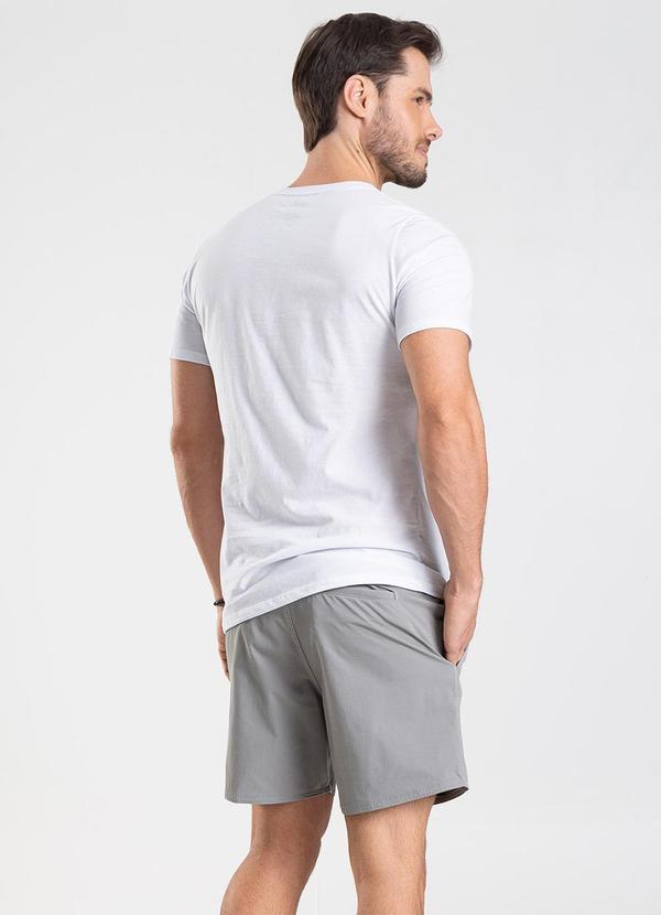 Rovitex - Bermuda de Microfibra Sarjada Long Bong Cinza 4