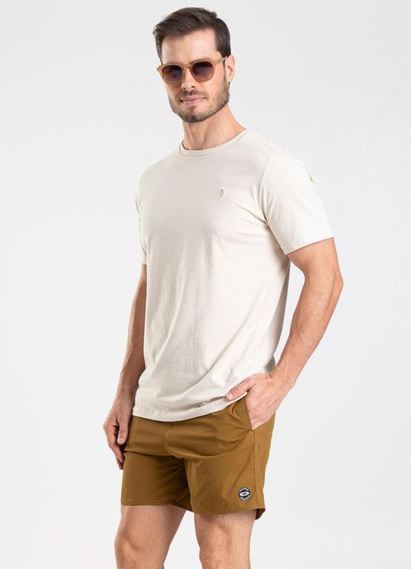 Rovitex - Bermuda de Microfibra Sarjada Long Bong Marrom 5