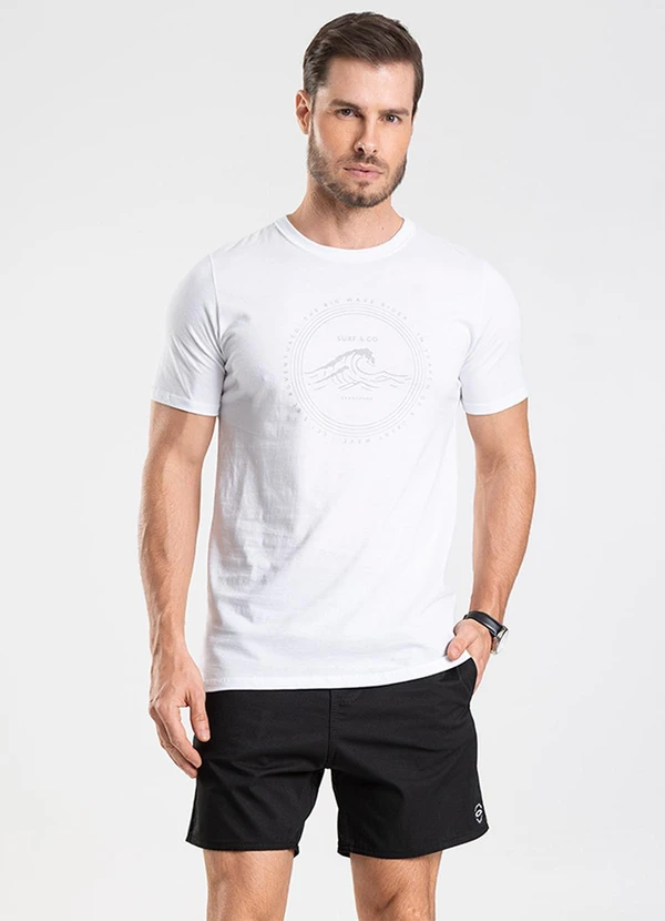 Rovitex - Bermuda de Microfibra Sarjada Long Bong Preto 5