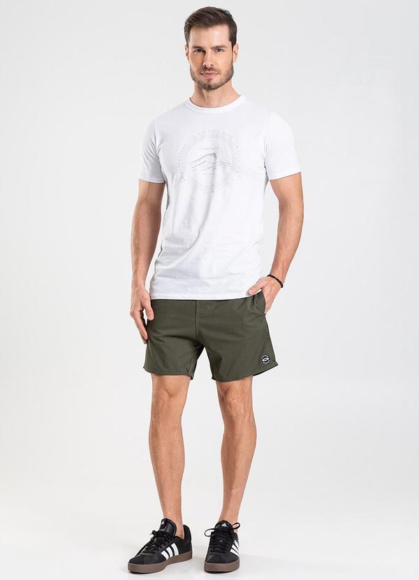 Rovitex - Bermuda de Microfibra Sarjada Long Bong Verde 3