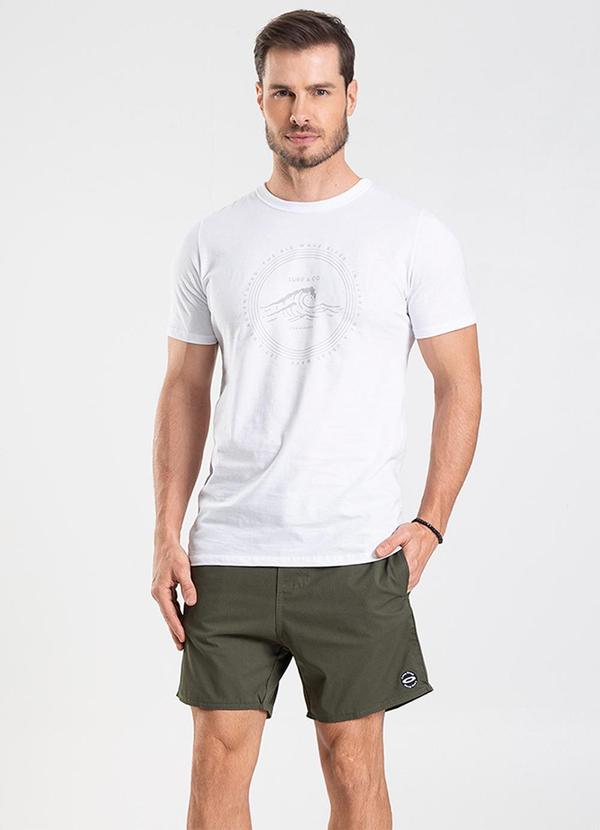 Rovitex - Bermuda de Microfibra Sarjada Long Bong Verde 5