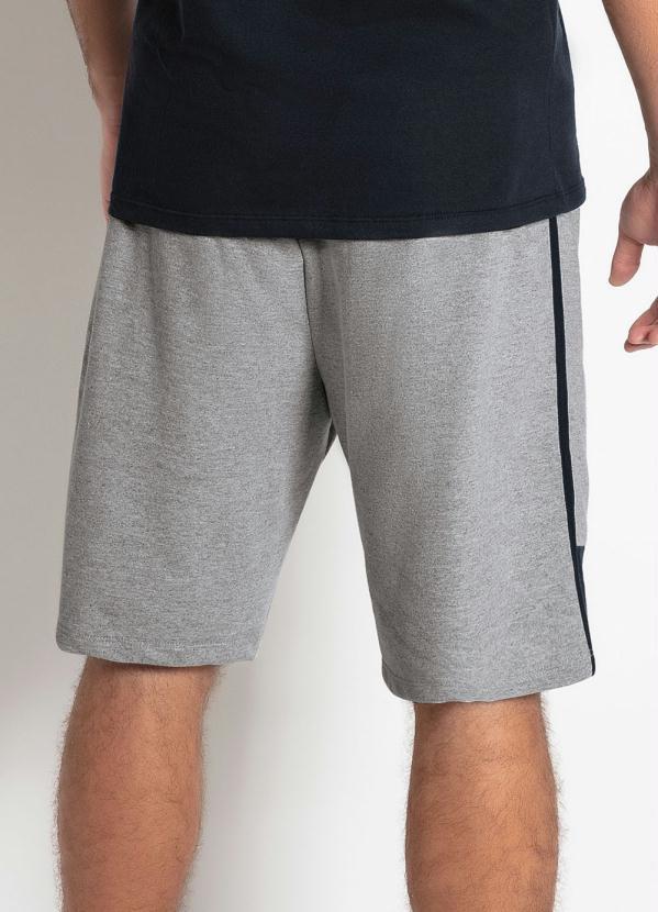 Moda Pop - Bermuda de Moletinho com Detalhes Mescla 2