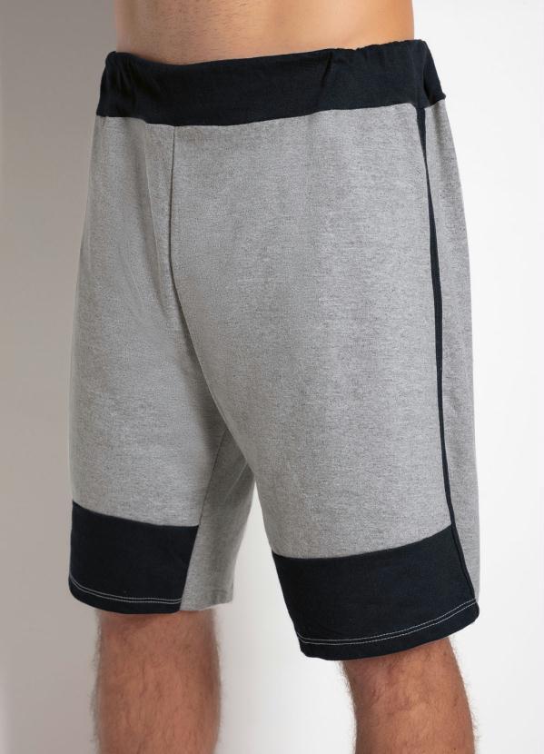 Moda Pop - Bermuda de Moletinho com Detalhes Mescla 6