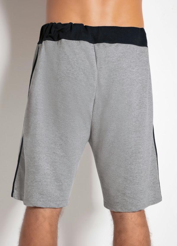 Moda Pop - Bermuda de Moletinho com Detalhes Mescla 8
