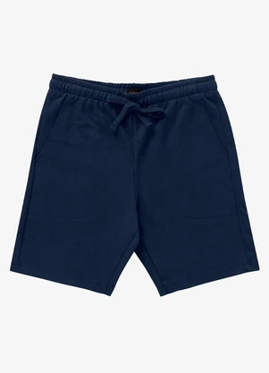 Diametro - Bermuda de Moletom Masculina Azul - DIAMETRO