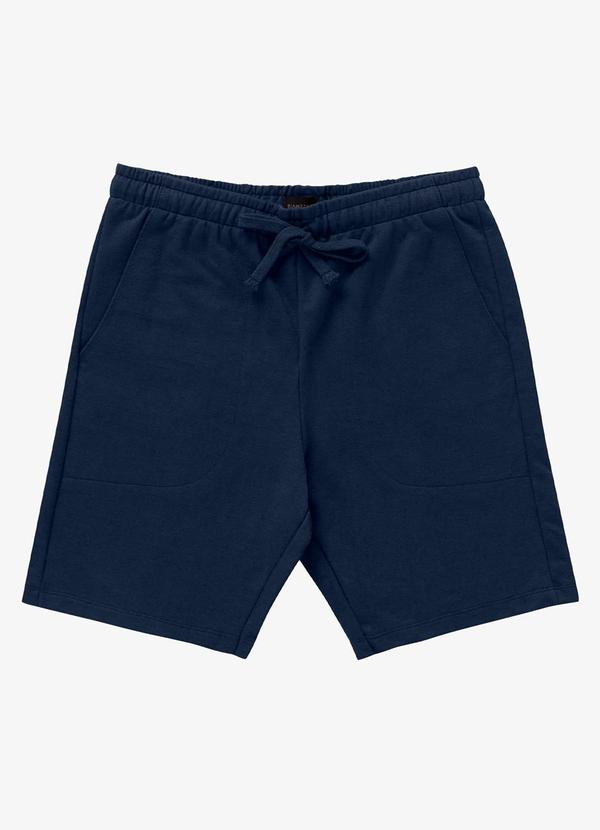 Diametro - Bermuda de Moletom Masculina Azul