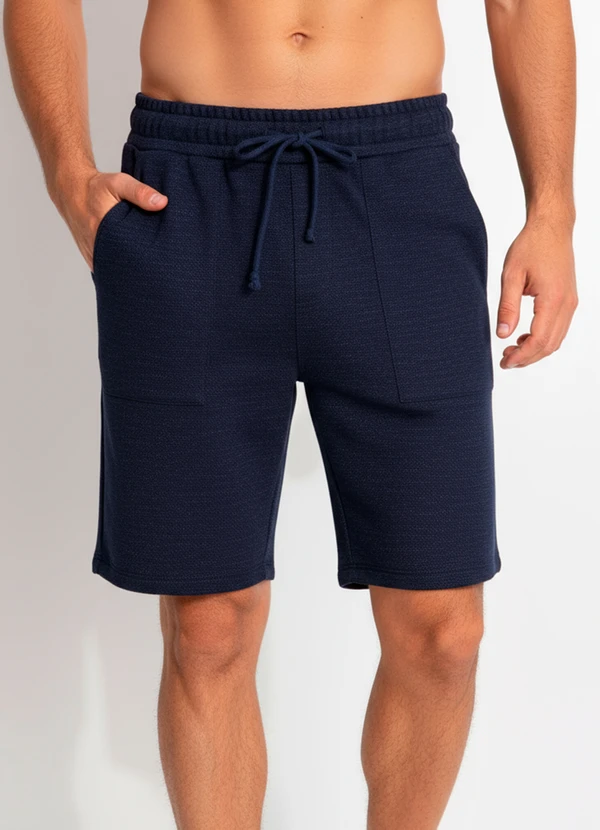 Multimarcas - Bermuda em Malha Azul 5