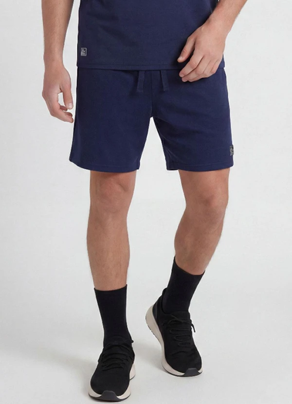 The Philippines - Bermuda em Malha Dry Fit Azul