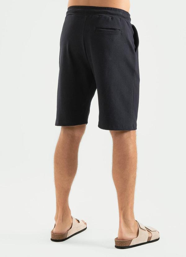 Exco - Bermuda em Malha Texturizada Preto 2