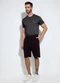 Exco - Bermuda em Malha Texturizada Preto - variação: Preto