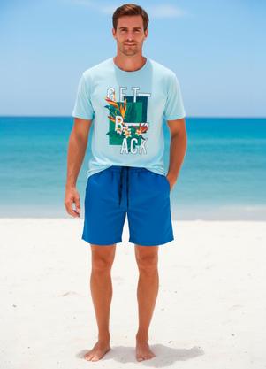 Bermuda em Microtel (Azul)