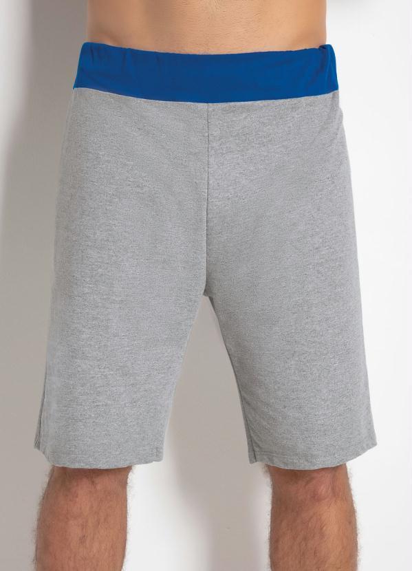 Outlet - Bermuda em Moletinho Mescla com Detalhes 5