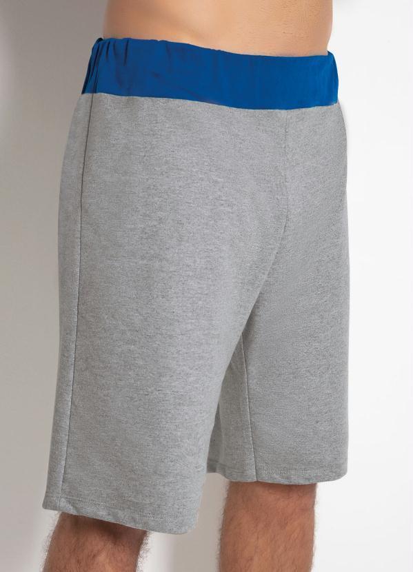 Outlet - Bermuda em Moletinho Mescla com Detalhes 6