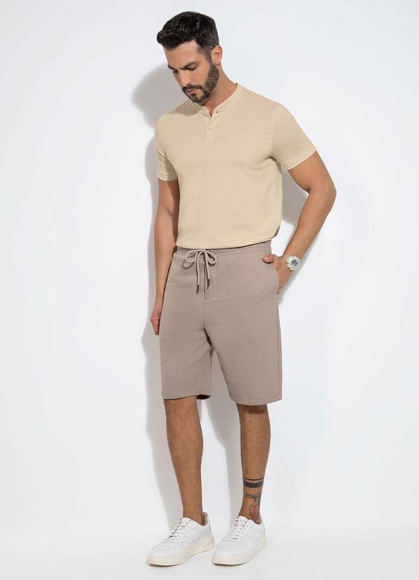 Exco - Bermuda em Moletom Marrom 2