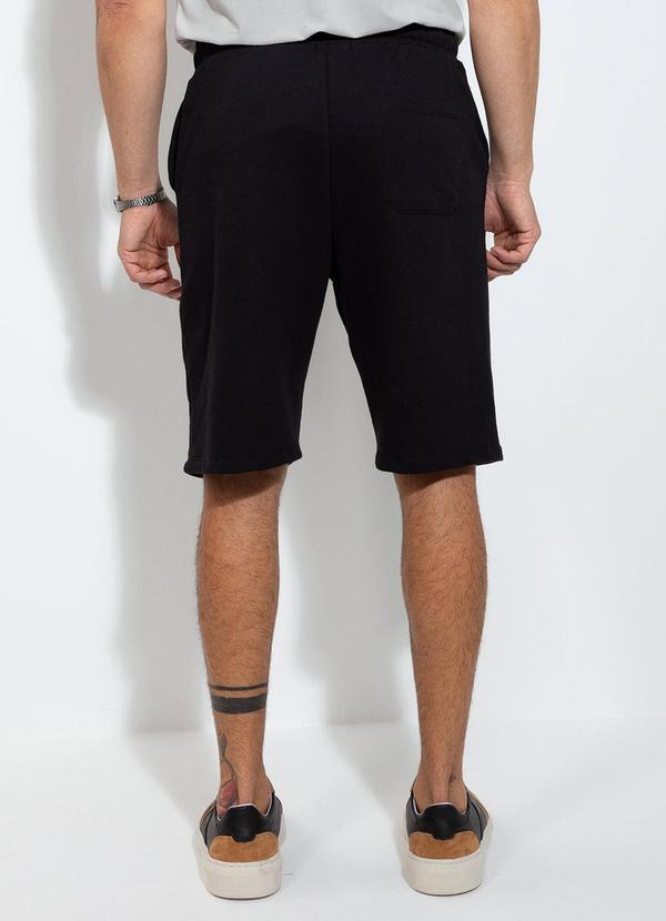Exco - Bermuda em Moletom Preto 2