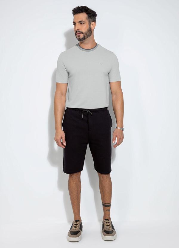 Exco - Bermuda em Moletom Preto 3