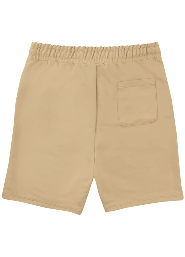 Malwee - Bermuda em Moletom Sarjado Cáqui 2
