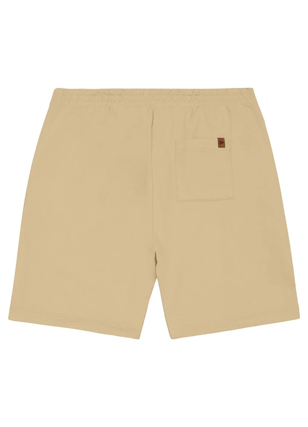 Malwee - Bermuda em Moletom Sarjado Plus Areia 3