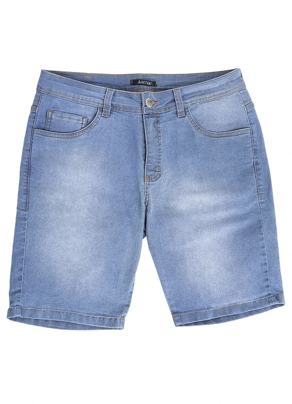 Actual - Bermuda Jeans Claro em Jeans
