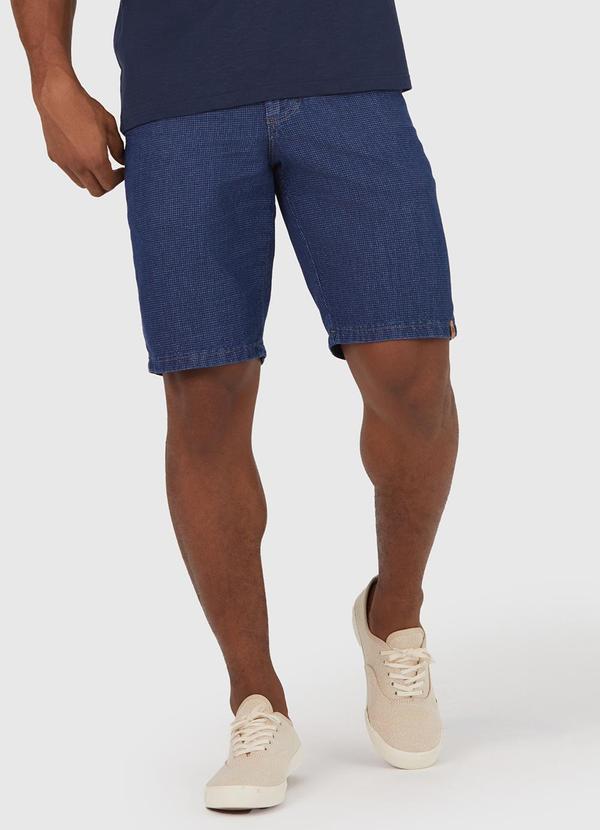Malwee - Bermuda Jeans Masculina Azul Escuro